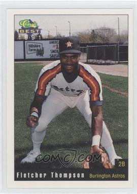 1991 Classic Best Burlington Astros - [Base] #18 - Fletcher Thompson