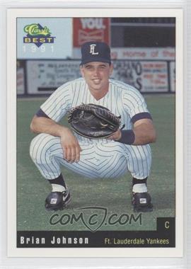 1991 Classic Best Ft. Lauderdale Yankees - [Base] #16 - Brian Johnson
