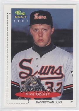 1991 Classic Best Minor League - [Base] #188 - Mike Oquist