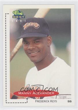 1991 Classic Best Minor League - [Base] #97 - Manny Alexander