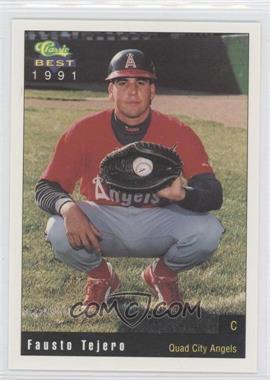 1991 Classic Best Quad City Angels - [Base] #14 - Fausto Tejero