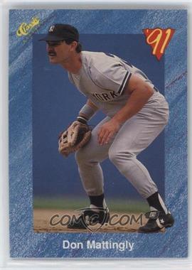 1991 Classic Update Blue Travel Edition - [Base] #T33 - Don Mattingly