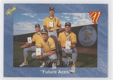 1991 Classic Update Blue Travel Edition - [Base] #T77 - "Future Aces"