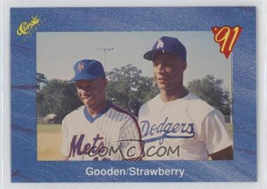 1991 Classic Update Blue Travel Edition - [Base] #T99 - Dwight Gooden, Darryl Strawberry