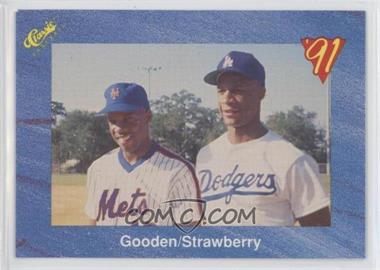 1991 Classic Update Blue Travel Edition - [Base] #T99 - Dwight Gooden, Darryl Strawberry