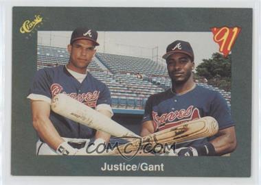 1991 Classic Update Green Travel Edition - [Base] #T24 - David Justice, Ron Gant