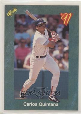 1991 Classic Update Green Travel Edition - [Base] #T75 - Carlos Quintana