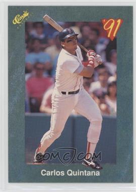 1991 Classic Update Green Travel Edition - [Base] #T75 - Carlos Quintana