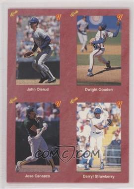 1991 Classic Update Red Travel Edition - [Base] #OGCS - Dwight Gooden, John Olerud, Jose Canseco, Darryl Strawberry