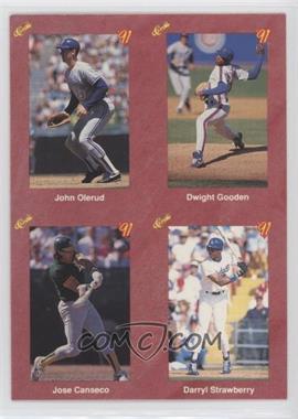 1991 Classic Update Red Travel Edition - [Base] #OGCS - Dwight Gooden, John Olerud, Jose Canseco, Darryl Strawberry