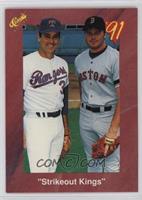 Nolan Ryan, Roger Clemens [EX to NM]