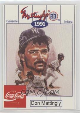 1991 Coca-Cola Mattingly's 23 - [Base] #14 - Don Mattingly
