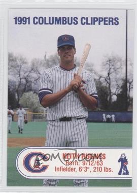 1991 Cracker Jack Columbus Clippers Police - [Base] #_KEHU - Keith Hughes