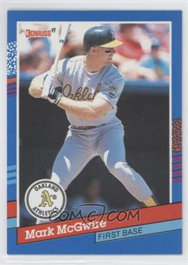 1991 Donruss - [Base] #105.1 - Mark McGwire (Bottom Stripes are Purple)