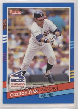 1991 Donruss - [Base] #108.2 - Carlton Fisk (Right Border has Yellow Stripes Near Bottom)