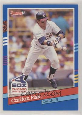 1991 Donruss - [Base] #108.2 - Carlton Fisk (Right Border has Yellow Stripes Near Bottom)