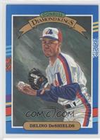 Diamond Kings - Delino DeShields (Yellow Stripes on Right Border)