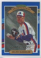 Diamond Kings - Delino DeShields (Yellow Stripes on Right Border)