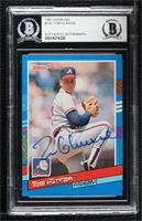 Tom Glavine (3 White Stripes on Right Border) [BAS BGS Authentic]