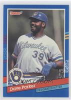 Dave Parker (2 Yellow Strpes on Right Border)