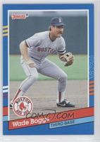 Wade Boggs (Red Bottom Stripes on Right Border)