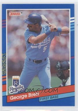 1991 Donruss - [Base] #201.1 - George Brett (One Stripe in Right Middle Border)