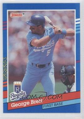 1991 Donruss - [Base] #201.1 - George Brett (One Stripe in Right Middle Border)