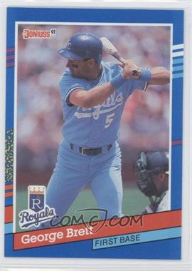 1991 Donruss - [Base] #201.1 - George Brett (One Stripe in Right Middle Border)