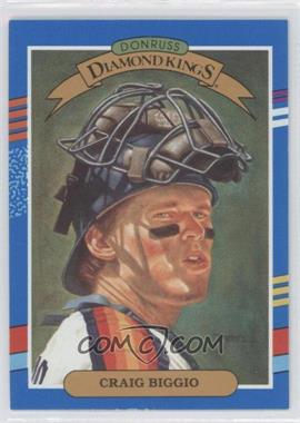 1991 Donruss - [Base] #2.1 - Diamond Kings - Craig Biggio (White Stripes on Right)