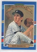 Diamond Kings - Dave Righetti (Has White Stripe on Right Border)