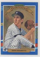 Diamond Kings - Dave Righetti (Has White Stripe on Right Border)