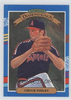 1991 Donruss - [Base] #26.1 - Diamond Kings - Chuck Finley (Three Yellow Lines Left Border)