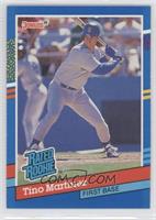 Rated Rookie - Tino Martinez (2 Yellow Stripes on Card Right)