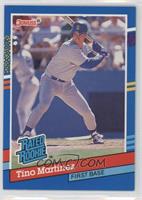 Rated Rookie - Tino Martinez (2 Yellow Stripes on Card Right)