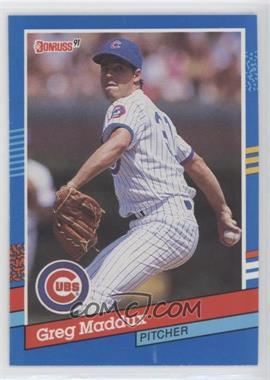 1991 Donruss - [Base] #374.1 - Greg Maddux (Right Border has Yellow Stripes)