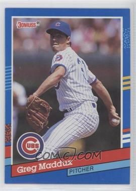 1991 Donruss - [Base] #374.1 - Greg Maddux (Right Border has Yellow Stripes)