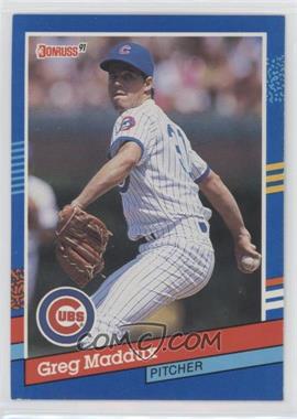 1991 Donruss - [Base] #374.1 - Greg Maddux (Right Border has Yellow Stripes)