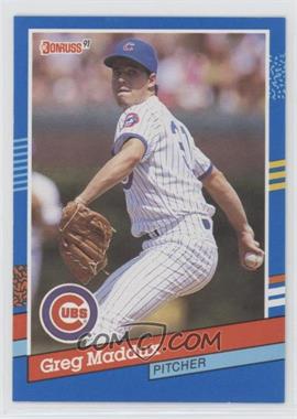 1991 Donruss - [Base] #374.1 - Greg Maddux (Right Border has Yellow Stripes)