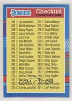 Checklist - Cards 256-331 (Blue Borders)