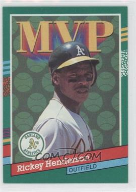 1991 Donruss - [Base] #387.1 - Rickey Henderson (3 Light Blue Stripes on Left)