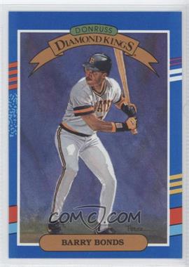 1991 Donruss - [Base] #4.1 - Diamond Kings - Barry Bonds (3 Yellow Stripes on Right)