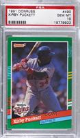Kirby Puckett (Has White Stripes on Right Side) [PSA 10 GEM MT]