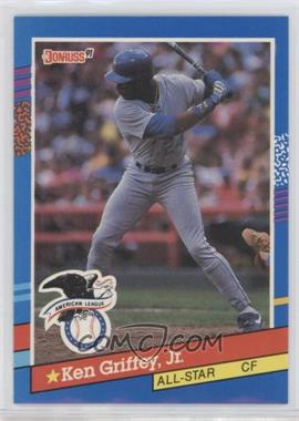 1991 Donruss - [Base] #49.1 - All-Stars - Ken Griffey Jr. (Separated Stripe is Yellow)