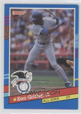 1991 Donruss - [Base] #49.1 - All-Stars - Ken Griffey Jr. (Separated Stripe is Yellow)