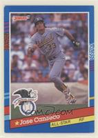 All-Stars - Jose Canseco (A's in Stat Line on Back) [Good to VG‑…