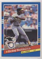 All-Stars - Rickey Henderson (Yellow Stripes on Card Right Bottom)