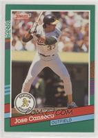 Jose Canseco (No White Stripe on Right Border) [Noted]