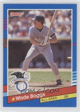 1991 Donruss - [Base] #55.1 - All-Stars - Wade Boggs (Bottom Stripes are Blue and White)