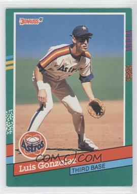 1991 Donruss - [Base] #690.1 - Luis Gonzalez (No Yellow Stripe on Right Border)