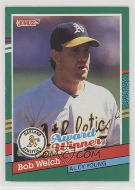 1991 Donruss - [Base] #727.1 - Bob Welch (Two Yellow Stripes on Right) [EX to NM]